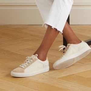 Woman by Common Projects Retro Wool Low-Top Sneaker.